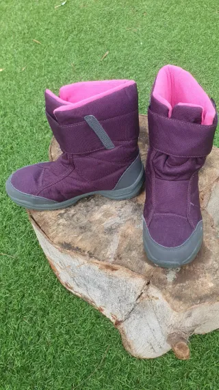 Botas Quechua Niña Morado/Rosa