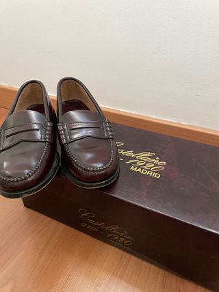 Mocasines Castellano Burdeos