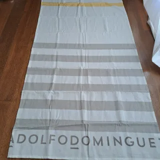 Pareo Adolfo Dominguez Beige y Amarillo