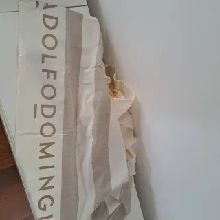 Pareo Adolfo Dominguez Beige y Amarillo