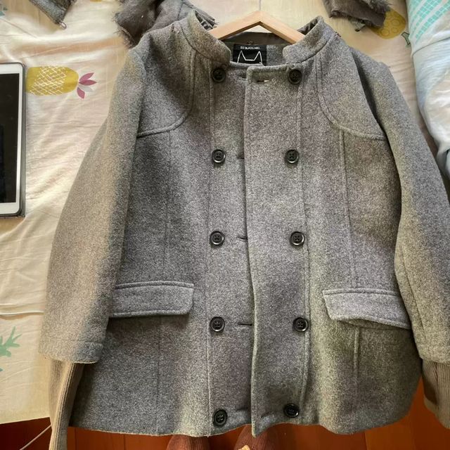 Cappotto grigio doppio petto