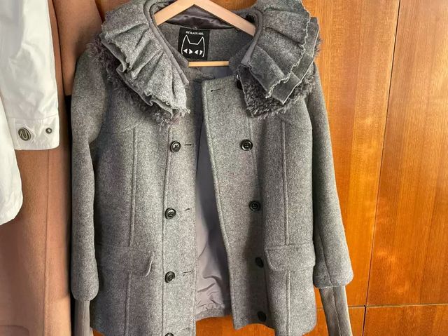 Cappotto grigio doppio petto