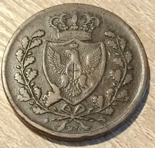 5 Centesimi 1826 Moneta Rara