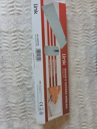 Tastiera e Mouse Wireless Link Bianco