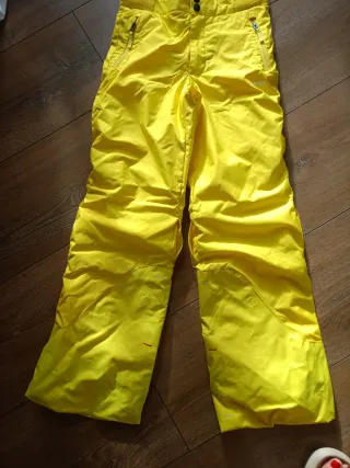 Pantalón esquí niño 11-12 años amarillo