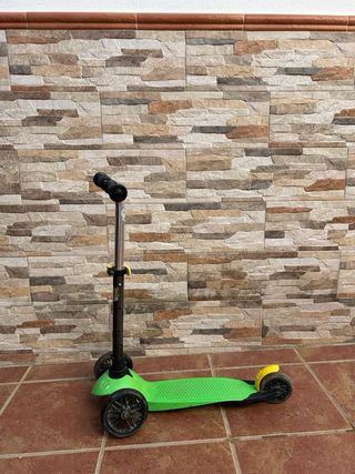 Patinete infantil 3 ruedas verde