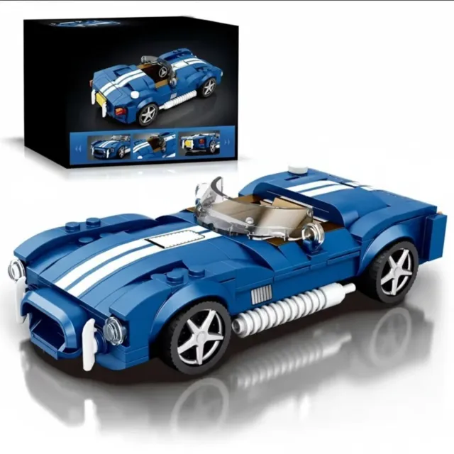 Kit Costruzioni Auto Sportiva Blu 312 Pezzi