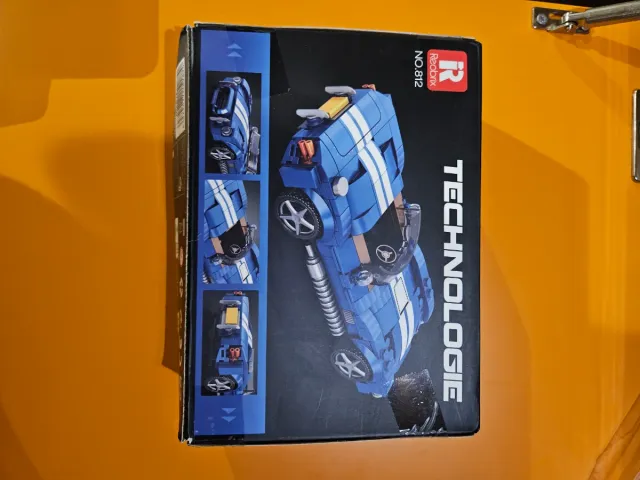 Kit Costruzioni Auto Sportiva Blu 312 Pezzi