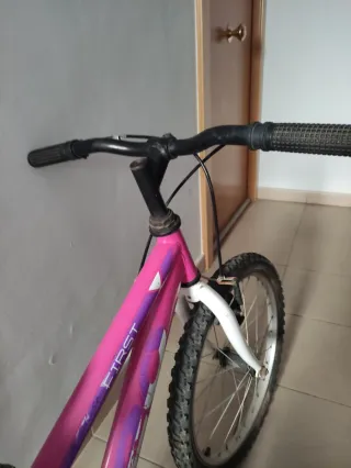Bicicleta infantil rosa