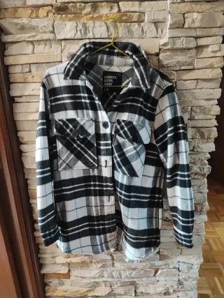 Chaqueta cuadros mujer S