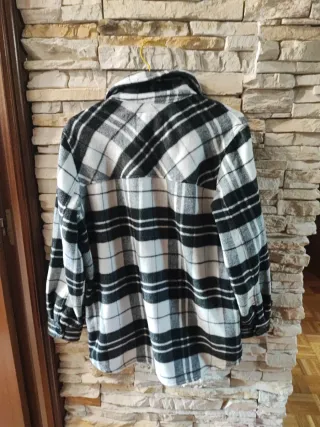 Chaqueta cuadros mujer S