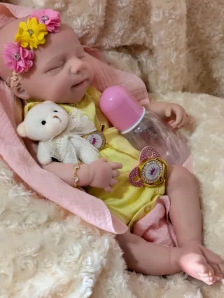 Reborn de silicona tamaño bebe