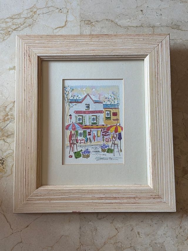 Acuarela Maison Catherine París