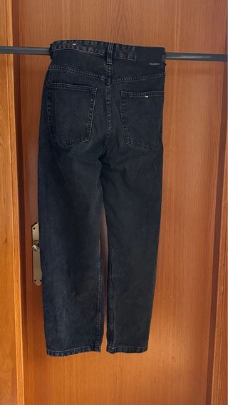 Pantalón vaquero baggy Pull&Bear negro