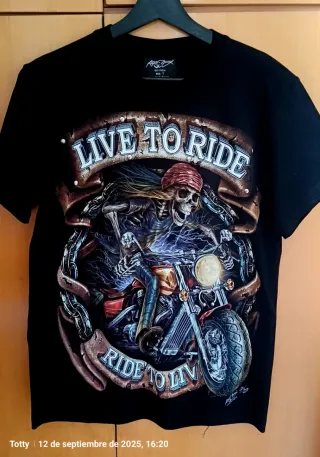 Camiseta Live to Ride unisex