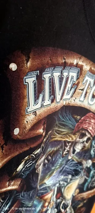 Camiseta Live to Ride unisex