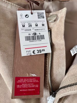 Pull&Bear Culotte Piel Beige