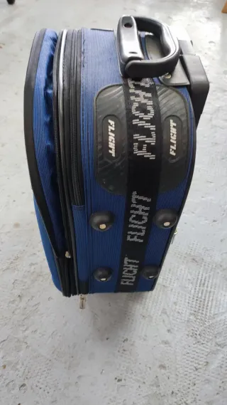 Maleta de viaje Flight azul 46x30