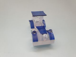 auto macchinina in vetro