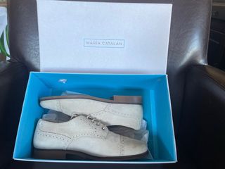Zapatos comunión niño MARÍA CATALÁN beige