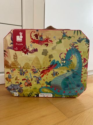 Puzzle Janod Dragón y Caballeros +5 años
