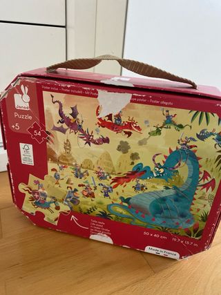 Puzzle Janod Dragón y Caballeros +5 años