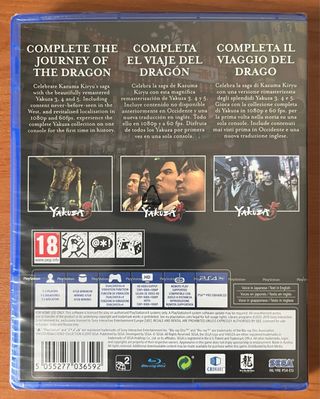 Precintado The Yakuza Colección Remasterizado ps4