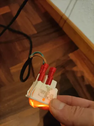 Interruptor Basculante Luz Naranja