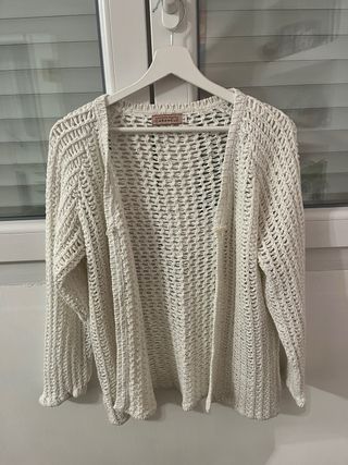 Cárdigan blanco