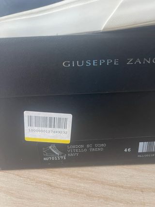 Zapatos Giuseppe Zanotti Talla 46 Azul