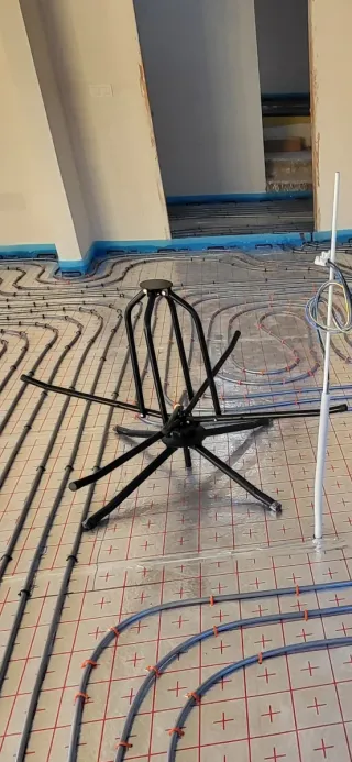 Desenrollador tubos suelo radiante