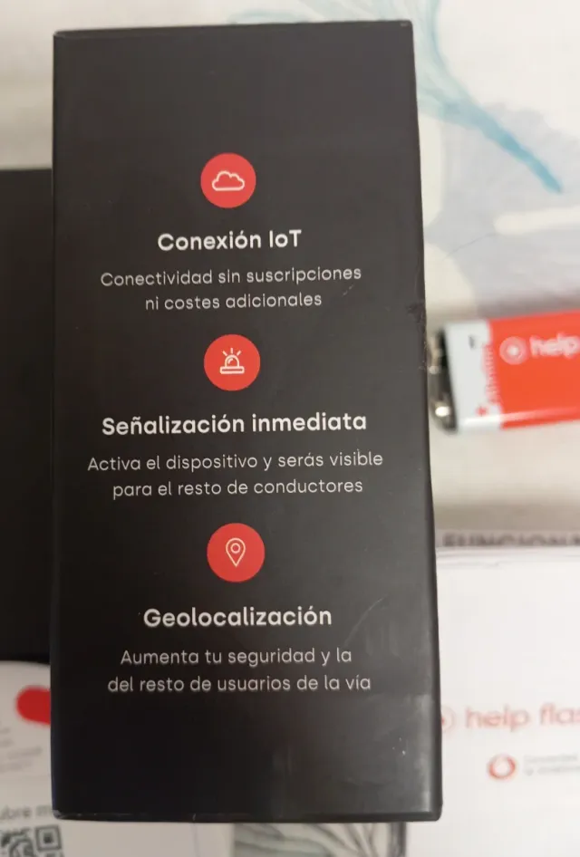 Baliza emergencia V16 Help Flash IoT geolocalizada