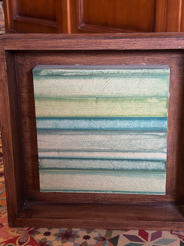 2 Óleos Originales Marco Madera