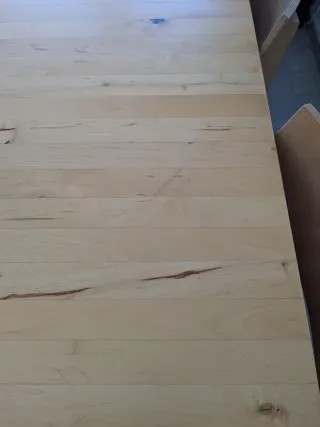 Mesa comedor extensible de madera