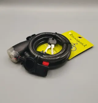 Candado para bicicleta con luz