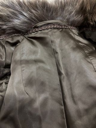 Pelliccia vintage marrone/grigia