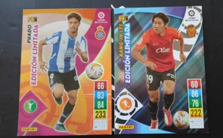 2 Cromos Edición Limitada Kang In Lee y Puado