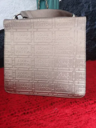 Bolso Vintage Louis Vuitton Beige Dorado