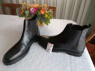 Botas Chelsea hombre negras