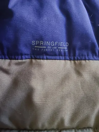 Chaqueta Stradivarius verde y azul