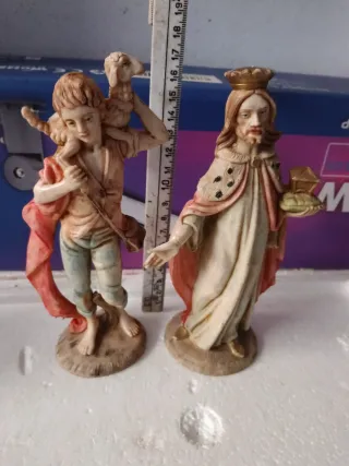 Set 4 Pastori Re Magi Presepe