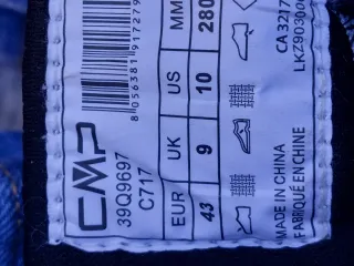 Scarpe trekking CMP arancioni/argento taglia 43