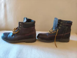 Timberland Stivali Marrone Pelle e Camoscio