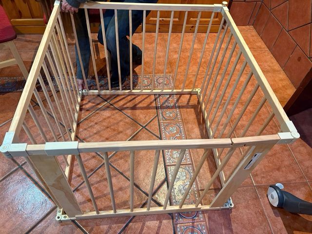 Valla para parque infantil de madera