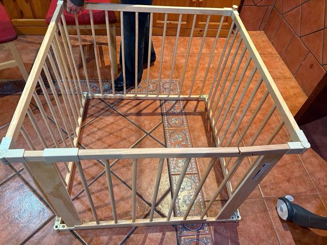 Valla para parque infantil de madera