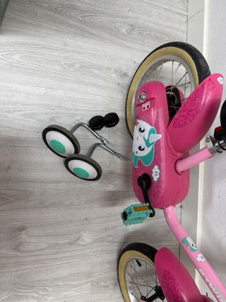 Bicicleta niña B-Twin rosa