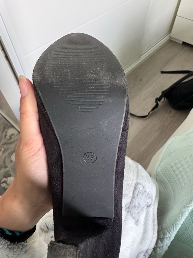 Botines de tacón negros