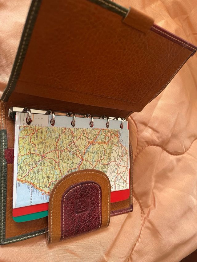 Agenda de bolsillo multicolor