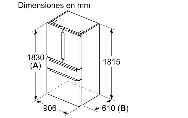 Frigorífico Siemens iQ700 Negro