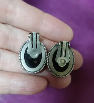 Pendientes y colgante plata ámbar